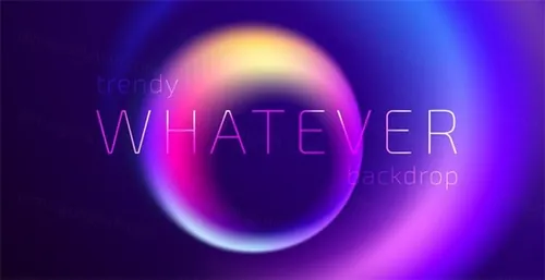 时尚蓝紫色舞台渐变形状背景未来科技AI矢量素材图 Trendy Colorful Fluid Gradient