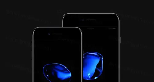 iPhone 7 Psd Jet Black Mockup样机模版