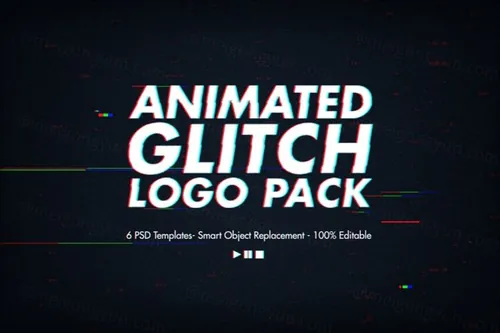 动画小故障logo标志动态GIF样机35animated-glitch-logo-photoshop