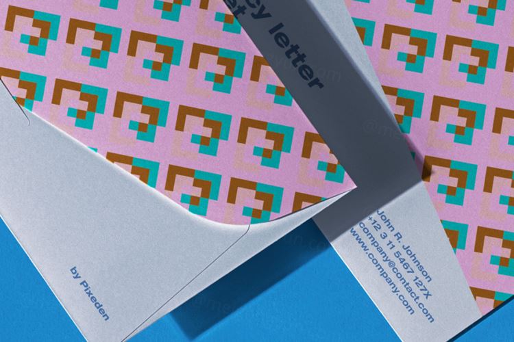 信封信纸品牌VI设计展示样机PSD模板 Envelope Psd Letter Mockup Set