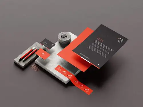 高品质品牌VI贴图设计提案样机PSD模板 Stationery Mockup 样机模版