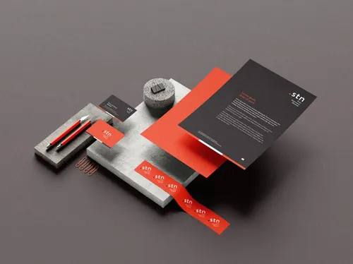 高品质品牌VI贴图设计提案样机PSD模板 Stationery Mockup