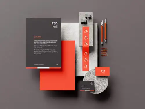 高品质品牌VI贴图设计提案样机PSD模板 Stationery Mockup 样机模版