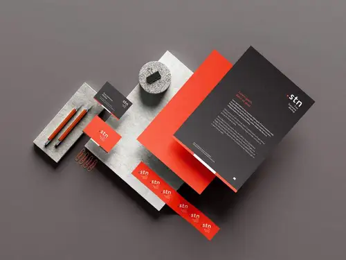 高品质品牌VI贴图设计提案样机PSD模板 Stationery Mockup 样机模版