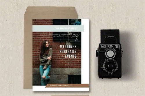 图片杂志画册模板 Photographer Pricing Guide Set 1756808