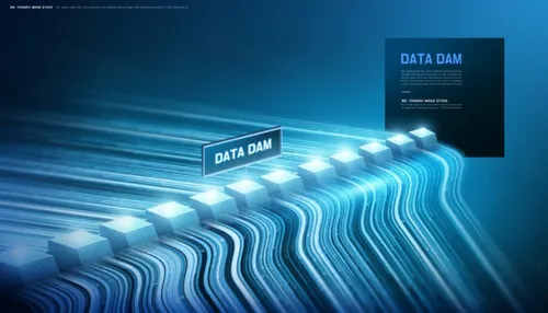 大数据未来科技服务器5G通讯高科技创意概念广告海报PSD模板