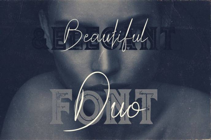 一款酷又要创意的英文字体The Money Font Duo