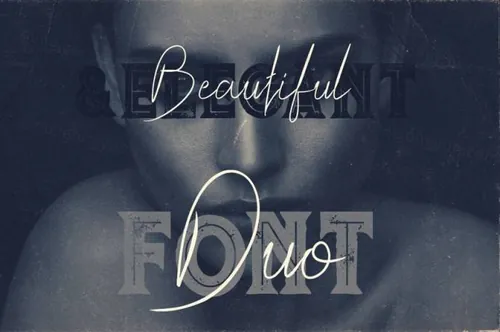 一款酷又要创意的英文字体The Money Font Duo