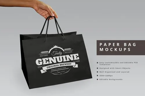 方形无纺布手提设计展示模版 Shopping Bags Mockup 1711925