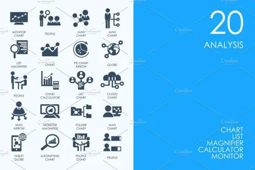 数据分析图标 Analysis icons
