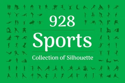 运动剪影矢量图标 928 Sports Silhouette Vectors