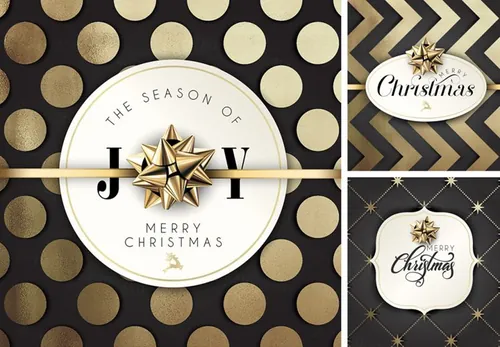 圣诞节高品质海报纹理素材 Christmas Vertor