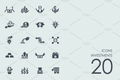 投资主题图标 Investments icons