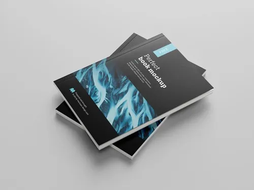 高品质书籍封面内页设计提案贴图样机PSD模板 Book Mockup