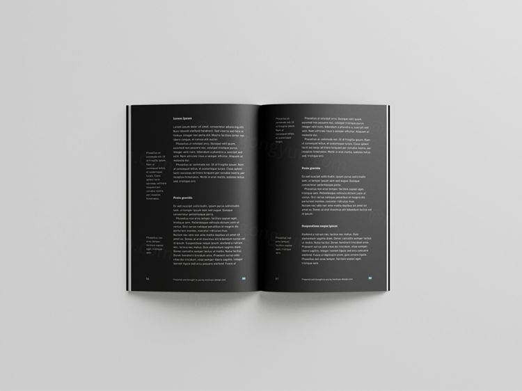 高品质书籍封面内页设计提案贴图样机PSD模板 Book Mockup