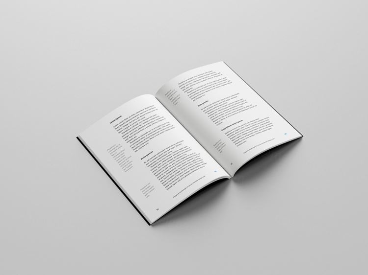 高品质书籍封面内页设计提案贴图样机PSD模板 Book Mockup