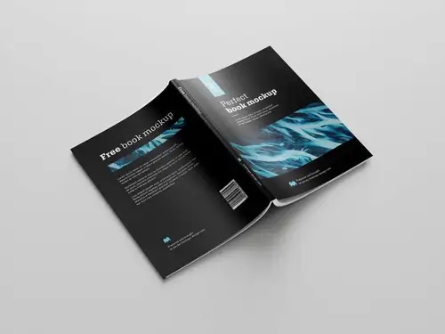 高品质书籍封面内页设计提案贴图样机PSD模板 Book Mockup 样机模版
