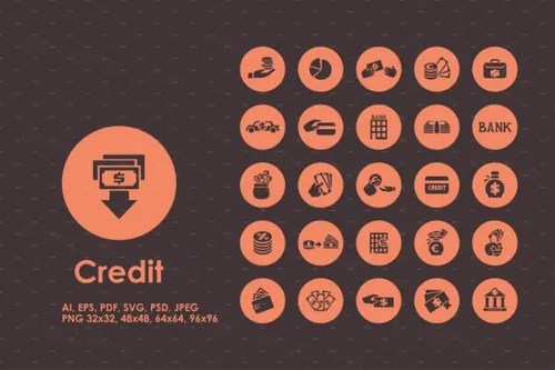 信用图标 Credit icons