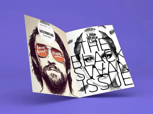 折页小册子模型PSD贴图模板Free A4 Brochure Mockup