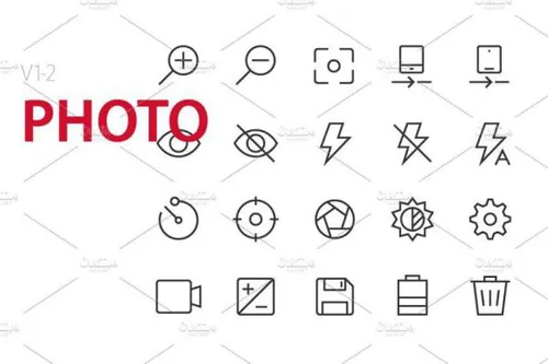 照相类应用图标 40 Photo UI icons