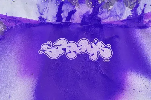 潮流抽象颜料喷漆喷雾喷溅涂料油墨抽象纹理装饰设计素材 AAA