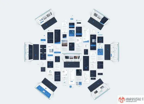 移动端社交媒体用户空间管理网络服务UI界面设计素材