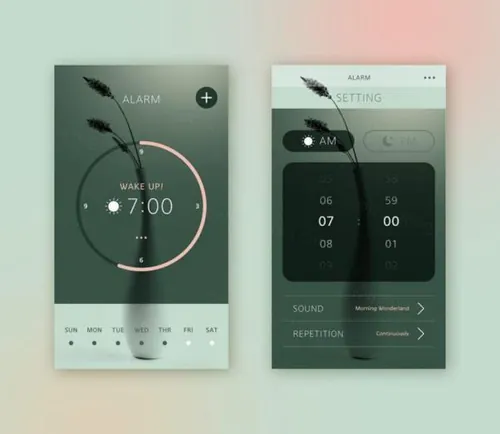 手机终端日期时间日历社交媒体电子商务用户登录界面应用UI设计