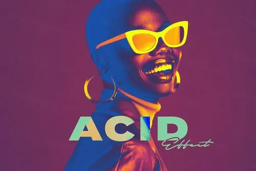 潮流酸性艺术迷幻照片特效PSD模板 Acid Photo E