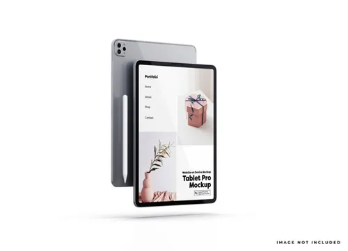 Apple iPad Pro平板电脑Web UI设计场景贴图