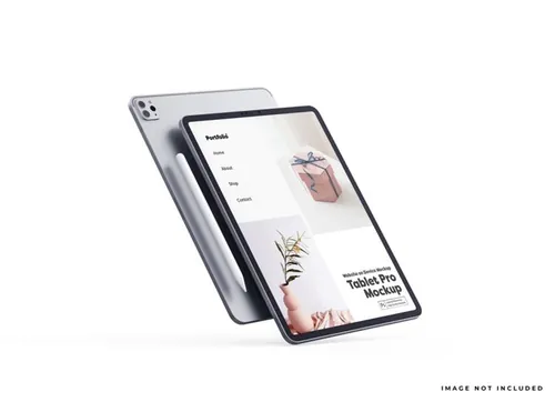 Apple iPad Pro平板电脑Web UI设计场景贴图