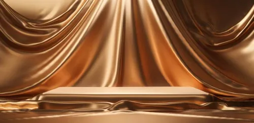 高质量香槟金布料产品台纹理背景素材 Gold texture