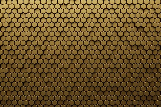 创意抽象金色材质纹理背景素材 Gold textured b