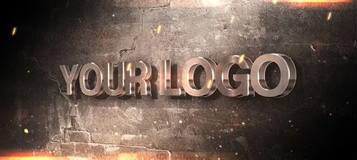 特效立体效果标志贴图样机Cinematic Logo Mock-ups