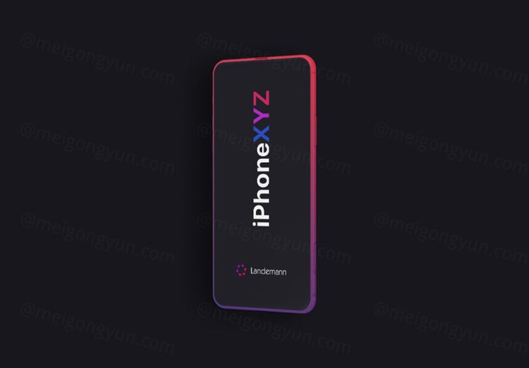 苹果白模手机模型样机素材 iPhone Mockup