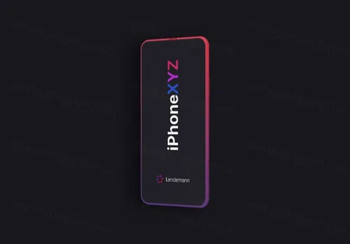 苹果白模手机模型样机素材 iPhone Mockup