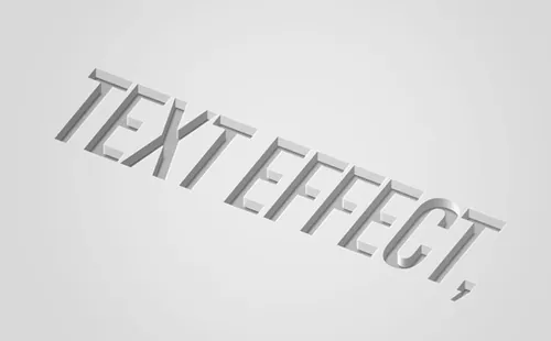 凹陷立体字体特效psd模版  Debossed Text Effect