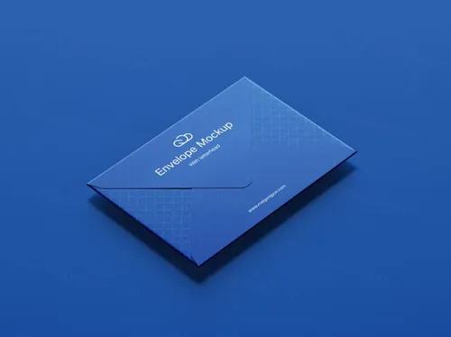 信封信纸品牌贴图提案样机PSD模版素材 Envelope mockup