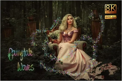 10个童话特效背景纹理  Fairytale_Waves