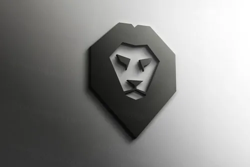 企业形象墙3D立体商标LOGO展示设计提案样机模板  Log