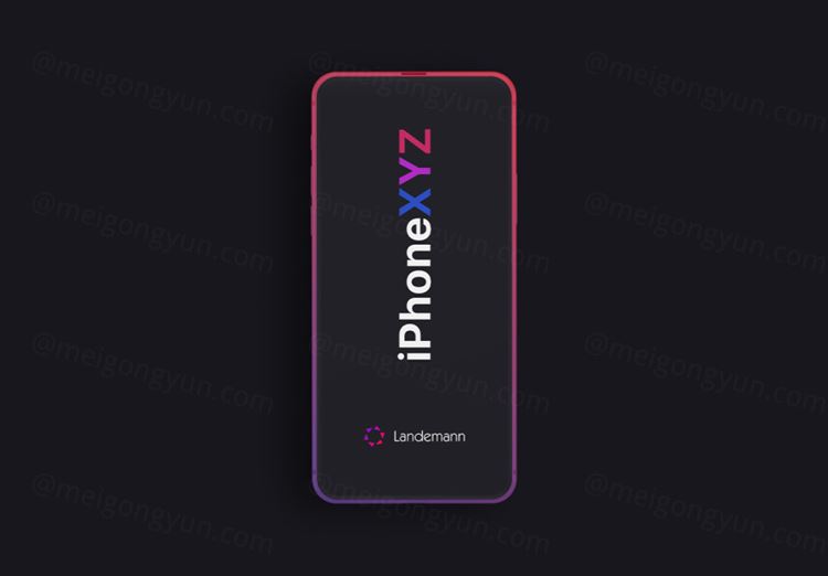 苹果白模手机模型样机素材 iPhone Mockup