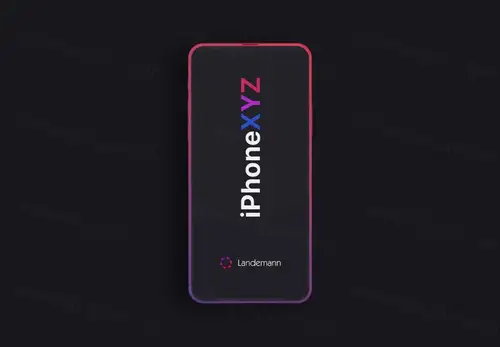 苹果白模手机模型样机素材 iPhone Mockup 样机模版