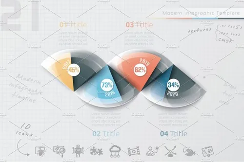 信息图表模板 Infographic Timeline Template