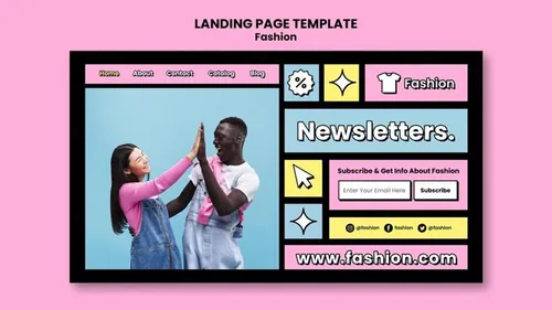 时尚粉嫩母婴童装男女服装网页落地页促销宣传横幅海报PSD设计