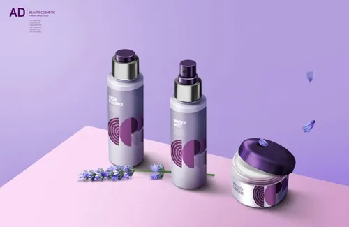 保湿喷雾精华液面霜贴图样机