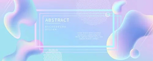抽象未来科技全息渐变AI矢量背景元素 Abstract Background