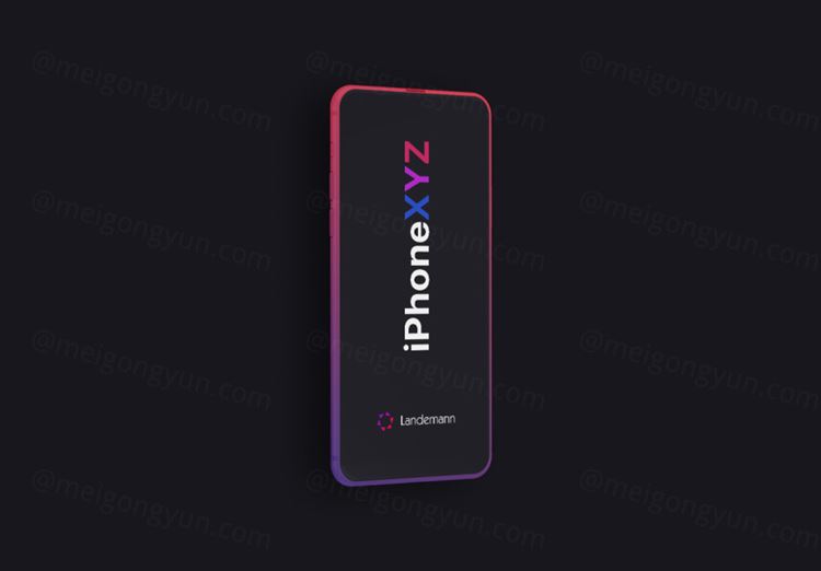 苹果白模手机模型样机素材 iPhone Mockup