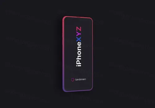 苹果白模手机模型样机素材 iPhone Mockup