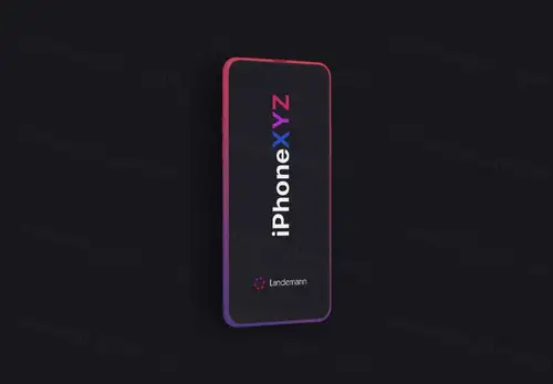 苹果白模手机模型样机素材 iPhone Mockup 样机模版