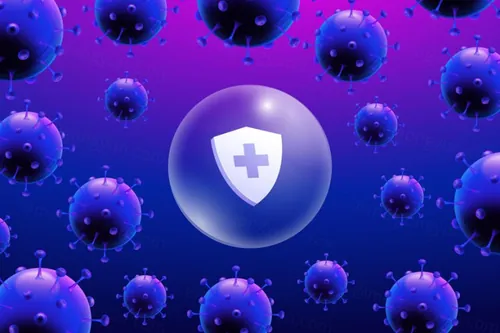 预防病毒传染疾病公益卫生宣传EPS矢量海报素材图片