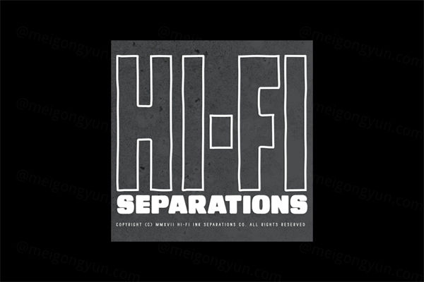 高保真墨水颜色抽离分离丝网印刷效果PS扩展插件 Hi-Fi Ink S